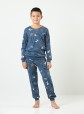 Pidzama za dečake 70360 u denim plavoj boji