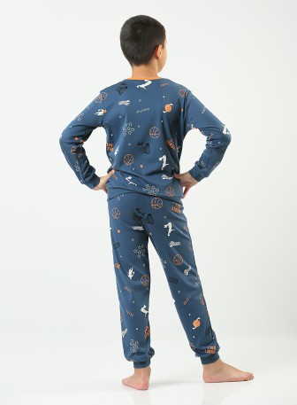 Pidzama za dečake 70360 u denim plavoj boji
