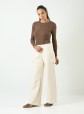 Pantalone za žene L3218 u bež boji