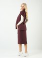 Suknja za zene L6210 u bordo boji