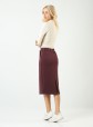Suknja za zene L6210 u bordo boji