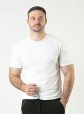 Bela muška majica sportswear