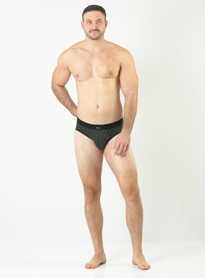 Muški slip 76130 u crnoj boji